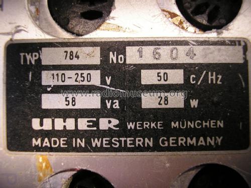 Royal Stereo 784; Uher Werke; München (ID = 1987988) Ton-Bild