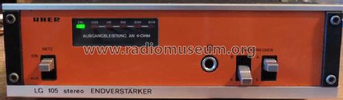 Stereo-Endverstärker LG105; Uher Werke; München (ID = 1599805) Ampl/Mixer