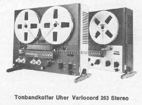 Variocord Stereo 263; Uher Werke; München (ID = 380766) Ton-Bild