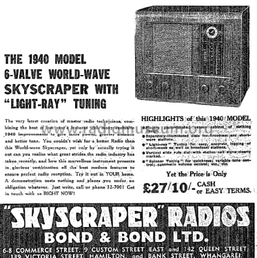 Skyscraper EA ; Skyscraper Brand (ID = 2778136) Radio