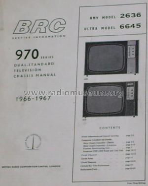 6645 Ch= 970; Ultra Electric Ltd.; (ID = 1764658) Televisore