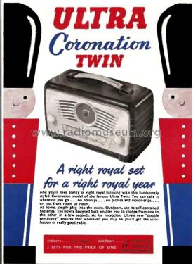 Coronation Twin R786; Ultra Electric Ltd.; (ID = 1622769) Radio