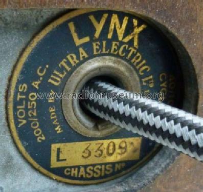 Lynx 52; Ultra Electric Ltd.; (ID = 1964937) Radio