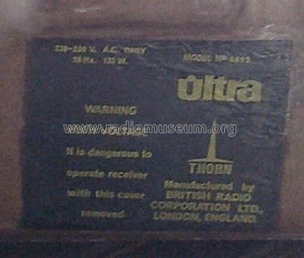 Thorn Capri 6802; Ultra Electric Ltd.; (ID = 1726024) Television