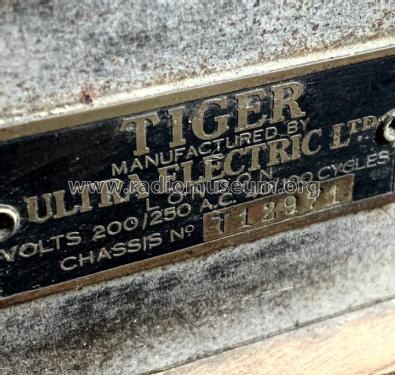 Tiger ; Ultra Electric Ltd.; (ID = 3003027) Radio