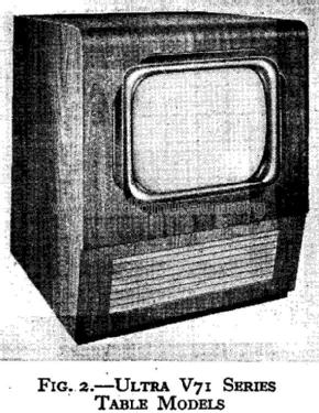 V710; Ultra Electric Ltd.; (ID = 1113947) Television