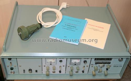 Tragbare elektroakustische Anlage TELA 74; Ultraschalltechnik (ID = 2226523) Militaire