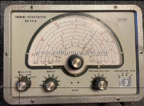 Signal-Generator EP57A; Ultron-Elektronik (ID = 2616242) Ausrüstung