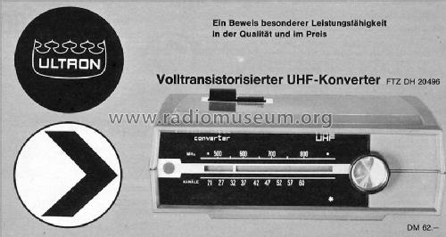 Transconverter UHF; Ultron-Elektronik (ID = 210500) Adapteur