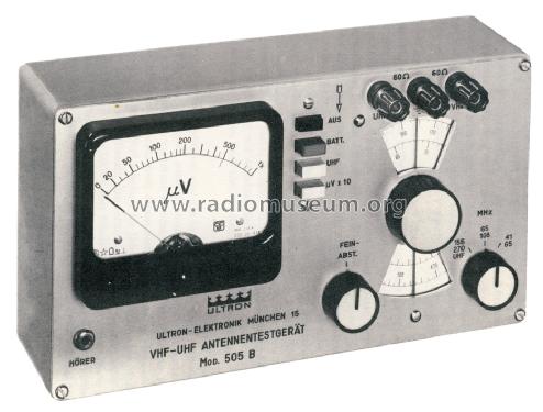 VHF-UHF-Antennentestgerät 505B; Ultron-Elektronik (ID = 1676470) Equipment