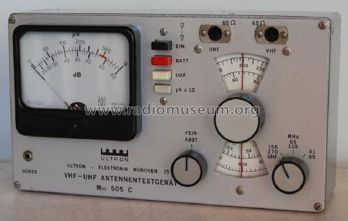 VHF-UHF Antennentestgerät 505C; Ultron-Elektronik (ID = 492449) Equipment