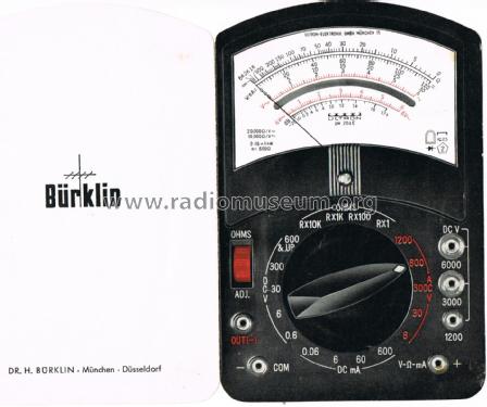 Vielfach-Meßinstrument UM204E; Ultron-Elektronik (ID = 2583545) Ausrüstung