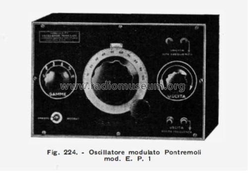 Oscillatore Modulato E.P. 1; Unaohm Start, Ohm, E (ID = 2576591) Equipment
