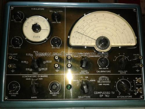 Complesso TV - Vobulatore EP702; Unaohm Start, Ohm, E (ID = 1927329) Equipment