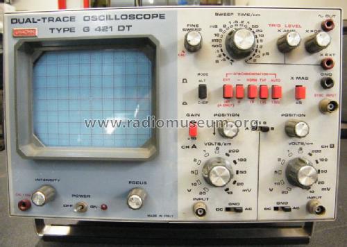 Dual Trace Oscilloscope G421-DT; Unaohm Start, Ohm, E (ID = 953246) Equipment