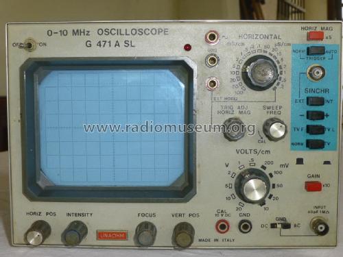 0-10 MHz Oscilloscope G471 A SL; Unaohm Start, Ohm, E (ID = 2393661) Equipment