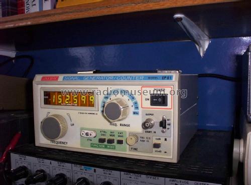 Signal Generator-Counter EP61; Unaohm Start, Ohm, E (ID = 502493) Equipment