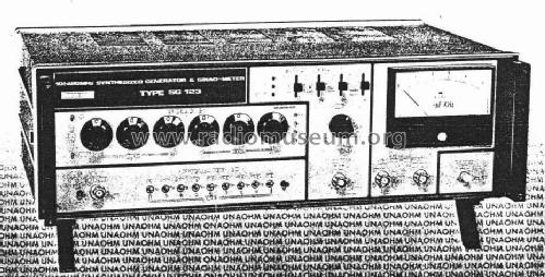 Signal Generator & Sinad Meter SG-123; Unaohm Start, Ohm, E (ID = 942437) Equipment
