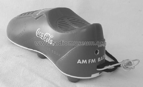 Coca Cola Fussballschuh - AM FM Radio C15/S15; UNBEKANNTE FIRMA D / (ID = 1656227) Radio