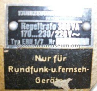 Regeltrafo 300 VA ERU 1/7; Fahrzeugausrüstung (ID = 1136302) Power-S