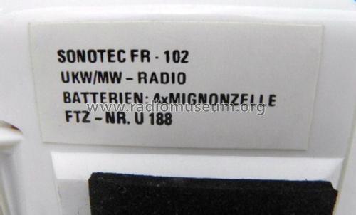 Sonotec - Fahrrad-Radio FR 102; TEC Dieter Beer; (ID = 1436100) Radio