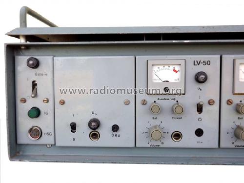 Tragbare elektroakustische Anlage TELA 74; Ultraschalltechnik (ID = 1299206) Militär