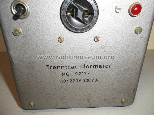 Trenntransformator MGL 9217/ - 110/220 V 300 VA; UNBEKANNTE FIRMA D / (ID = 1661037) Power-S