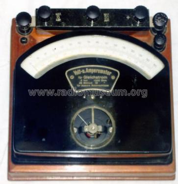Volt-u.Amperemeter ; UNBEKANNTE FIRMA D / (ID = 894027) Equipment