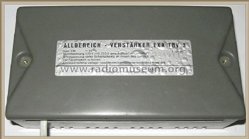 Allbereich-Verstärker EXA TBV 3; UNBEKANNTE FIRMA D / (ID = 1976866) RF-Ampl.