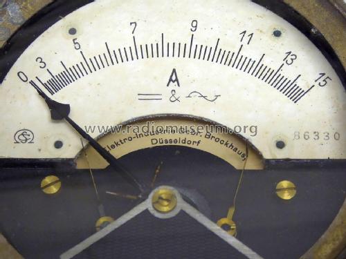 Amperemeter 15 A; Schoeller & Co. (ID = 2675259) Equipment