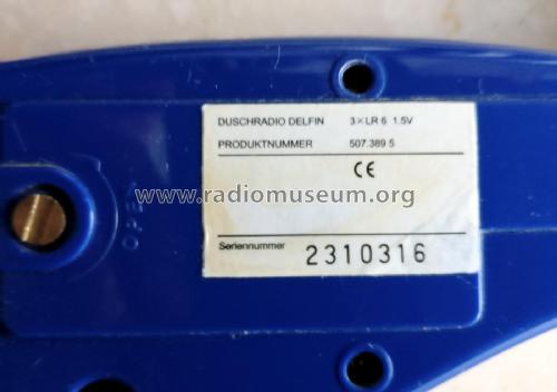 Duschradio Delfin 507.389 5; UNBEKANNTE FIRMA D / (ID = 2519482) Radio