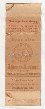 Franklin Zimmer-Antenne Nr. 888; UNBEKANNTE FIRMA D / (ID = 2761987) Antenna