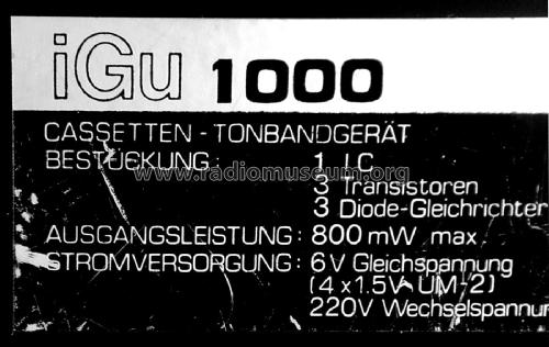 1000; iGu Transtrade NZ / (ID = 2028349) R-Player