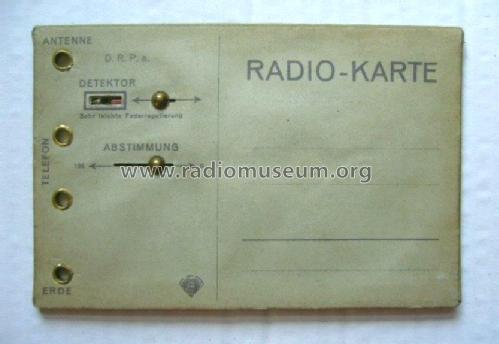 Radio-Karte Das ist ja unerhört!; UNBEKANNTE FIRMA D / (ID = 1768447) Crystal