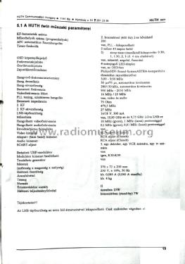 Satellite Receiver Twin ; Huth GmbH; Erlensee (ID = 2099171) DIG/SAT