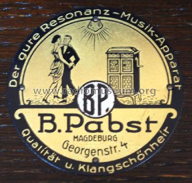 Tisch-Grammophon B. Pabst - Kalliope; UNBEKANNTE FIRMA D / (ID = 2252569) TalkingM