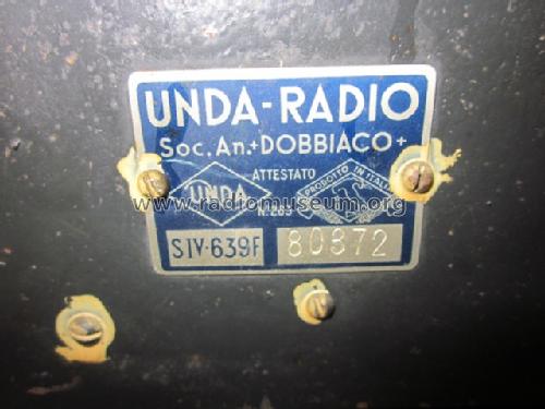 Super Quadri Unda 639 Fono; Unda Radio; Como, (ID = 902424) Radio