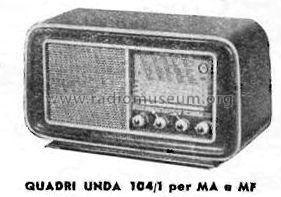 Quadri Unda 104/1; Unda Radio; Como, (ID = 2017370) Radio