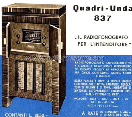 Quadriunda 837; Unda Radio; Como, (ID = 1529017) Radio