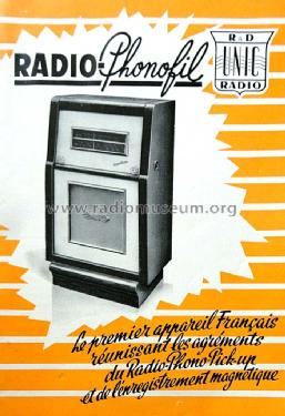 Radio-Phonofil ; Unic-Radio - voir (ID = 2532959) Radio