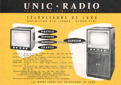 Uranus ; Unic-Radio - voir (ID = 2532904) Televisore