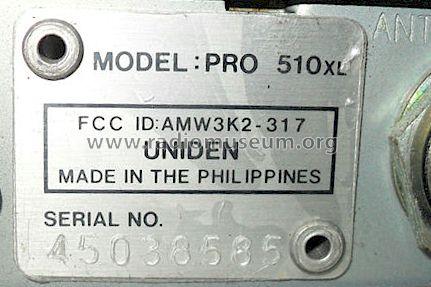 Pro 510XL; Uniden; Tokyo (ID = 1171454) Ciudadana
