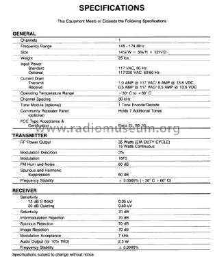 Repetidor de VHF ARH-351; Uniden; Tokyo (ID = 2769573) Commercial TRX