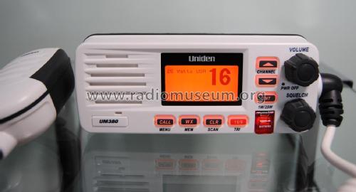 Uniden Solara Class D DSC Marine Radio UM380; Uniden; Tokyo (ID = 2654743) Commercial TRX