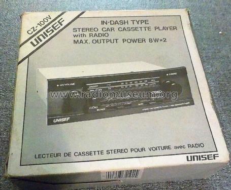 Stereo Car Cassette Player / High Sensitivity Tuner CZ-100V; Unisef; Tokyo (ID = 2849553) Car Radio