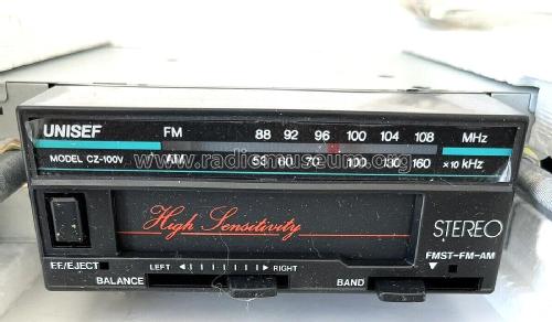 Stereo Car Cassette Player / High Sensitivity Tuner CZ-100V; Unisef; Tokyo (ID = 2881480) Car Radio