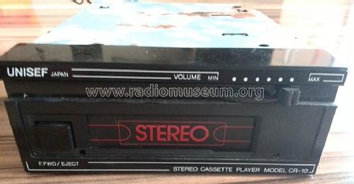 Stereo Cassette Player CR-10; Unisef; Tokyo (ID = 1718717) Sonido-V