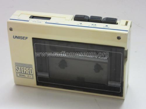 Stereo Cassette Player Z-1; Unisef; Tokyo (ID = 2373647) Enrég.-R