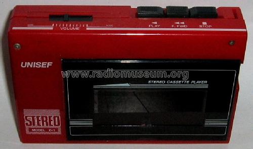 Stereo Cassette Player Z-1; Unisef; Tokyo (ID = 1316460) R-Player