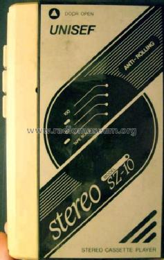 Stereo Cassette Player SZ-10; Unisef; Tokyo (ID = 552339) Enrég.-R